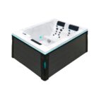 Spa Serene 3 zijaanzicht zwarte panelen