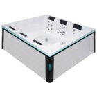 Spa Serene 6 zijaanzicht witte panelen